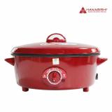 Hanabishi กระทะไฟฟ้า รุ่น HGP-140 - สีแดง Electric Pan