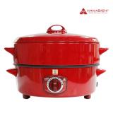 Hanabishi กระทะไฟฟ้า รุ่น HGP-14ST - สีแดง Electric Pan