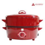 Hanabishi กระทะไฟฟ้า รุ่น HGP-160S - สีแดง Electric Pan