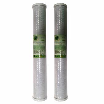 ไส้กรองน้ำ Activated Carbon Block 20 นิ้ว x 2.5 นิ้ว 5 Micron จำนวน 2 ชิ้น ไส้กรองน้ำ Activated Carbon Block 20 นิ้ว x 2.5 นิ้ว 5 Micron จำนวน 2 ชิ้น