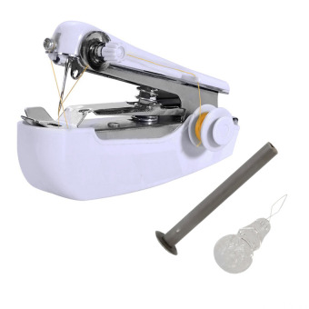 Elit จักรเย็บผ้ามือถือ ขนาดพกพา Mini Handheld Sewing Machine - White Elit จักรเย็บผ้ามือถือ ขนาดพกพา Mini Handheld Sewing Machine - White