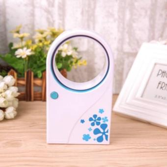 Hayashi-พัดลมไร้ใบ พัดลมไอน้ำ ตั้งโต๊ะ แบบ USB ขนาดพกพา Mini Fan Bladeless Portable USB (Blue) Hayashi-พัดลมไร้ใบ พัดลมไอน้ำ ตั้งโต๊ะ แบบ USB ขนาดพกพา Mini Fan Bladeless Portable USB (Blue)