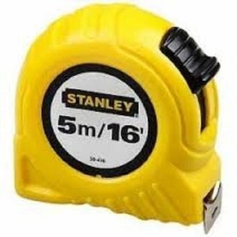 Stanley ตลับเมตร Globe 5 เมตร ( สีเหลือง ) Stanley ตลับเมตร Globe 5 เมตร ( สีเหลือง )