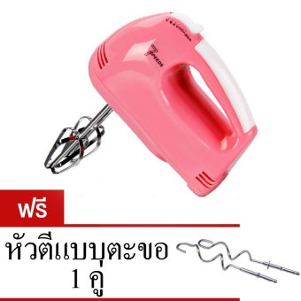Scarlett เครื่องผสมอาหาร เครื่องตีไข่ไฟฟ้า ฟรี หัวตีแบบตะขอ 1 คู่ (สีชมพู) Scarlett เครื่องผสมอาหาร เครื่องตีไข่ไฟฟ้า ฟรี หัวตีแบบตะขอ 1 คู่ (สีชมพู)