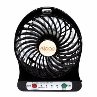 eloop Mini Fan พัดลมขนาดพกพา ชาร์จผ่านสาย USB ลมแรงเย็นสบาย (สีดำ) eloop Mini Fan พัดลมขนาดพกพา ชาร์จผ่านสาย USB ลมแรงเย็นสบาย (สีดำ)