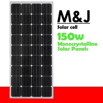 แผ่นโซลาร์เซลล์ ชนิด monocrystalline Silicon ขนาด 150W แผ่นโซลาร์เซลล์ ชนิด monocrystalline Silicon ขนาด 150W