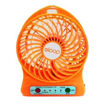 eloop Mini fan พัดลมพกพาขนาดเล็ก ชาร์จสายUSB ใส่ถ่าน ลมแรง eloop Mini fan พัดลมพกพาขนาดเล็ก ชาร์จสายUSB ใส่ถ่าน ลมแรง