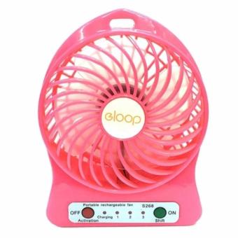 eloop Mini fan พัดลมพกพาขนาดเล็ก ชาร์จสายUSB ใส่ถ่าน ลมแรง (สีชมพู). eloop Mini fan พัดลมพกพาขนาดเล็ก ชาร์จสายUSB ใส่ถ่าน ลมแรง (สีชมพู).