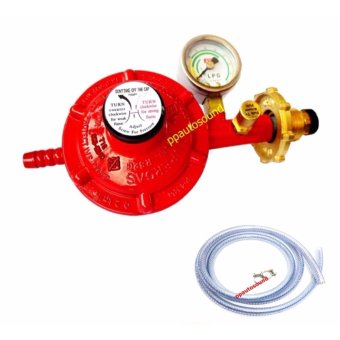 SCG หัวปรับแก๊สแรงดันต่ำ เซฟตี้และเกจวัด รุ่น R326SP พร้อมสายแก๊ส(บาง)ยาว 2 เมตร และกิ๊ฟรัด 2 ตัว SCG หัวปรับแก๊สแรงดันต่ำ เซฟตี้และเกจวัด รุ่น R326SP พร้อมสายแก๊ส(บาง)ยาว 2 เมตร และกิ๊ฟรัด 2 ตัว