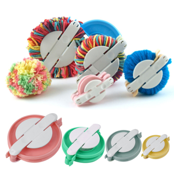 4 เครื่องทอเข็มขนาดพู่หูกทอผ้าถักงานฝีมือผ้าขนสัตว์เครื่องมือ (หลายสี) 4 เครื่องทอเข็มขนาดพู่หูกทอผ้าถักงานฝีมือผ้าขนสัตว์เครื่องมือ (หลายสี)