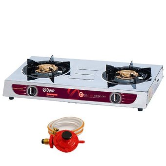 Dyna Home เตาแก๊สสแตนเลสแบบตั้งโต๊ะ 2 หัว รุ่น DF-5142 แถม ชุดหัวปรับแรงดันต่ำ SCG และสายแก๊ส 2m Dyna Home เตาแก๊สสแตนเลสแบบตั้งโต๊ะ 2 หัว รุ่น DF-5142 แถม ชุดหัวปรับแรงดันต่ำ SCG และสายแก๊ส 2m