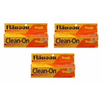 คลีนออน น้ำยาทำความสะอาดเตารีด Clean-On 60 กรัม x 3 อัน คลีนออน น้ำยาทำความสะอาดเตารีด Clean-On 60 กรัม x 3 อัน