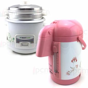 แพคคู่ ECIO กระติกต้มน้ำ กระติกน้ำร้อน 2.5 ลิตร AP/650-2500 กับ SMART HOME หม้อหุงข้าวพร้อมซึ้งนึ่ง 1.0 ลิตร SRC-1003 แพคคู่ ECIO กระติกต้มน้ำ กระติกน้ำร้อน 2.5 ลิตร AP/650-2500 กับ SMART HOME หม้อหุงข้าวพร้อมซึ้งนึ่ง 1.0 ลิตร SRC-1003