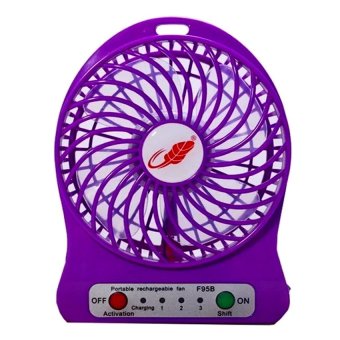 168ThaiSoap Mini Fan USB พัดลมพกพา 2 in 1 ชาร์จไฟได้ มีไฟฉาย ( สีม่วง ) 168ThaiSoap Mini Fan USB พัดลมพกพา 2 in 1 ชาร์จไฟได้ มีไฟฉาย ( สีม่วง )