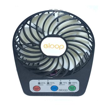 Eloop พัดลมพกพา Super Mini USB Fan (สีดำ) Eloop พัดลมพกพา Super Mini USB Fan (สีดำ)