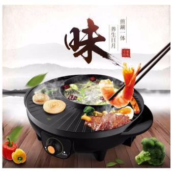 KOREAN ELECTRIC GRILL HOUSE เตาปิ้งย่าง เตาไฟฟ้า หม้อสุกี้ เตาหมูกะทะไฟฟ้า รุ่น WA 168 ( สีดำ ) KOREAN ELECTRIC GRILL HOUSE เตาปิ้งย่าง เตาไฟฟ้า หม้อสุกี้ เตาหมูกะทะไฟฟ้า รุ่น WA 168 ( สีดำ )