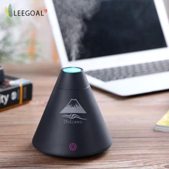 Leegoal 160 มล, อากาศชื้นมินิมาหาฟอกภูเขาไฟที่มีไฟ led usb เพื่อคืน (สีดำ) Leegoal 160 มล, อากาศชื้นมินิมาหาฟอกภูเขาไฟที่มีไฟ led usb เพื่อคืน (สีดำ)