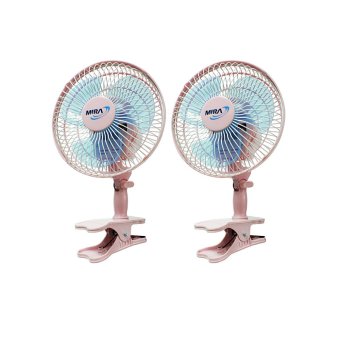 MIRA พัดลมแบบหนีบ ขนาด 8 นิ้ว รุ่น M-13 แพ็คคู่ (สีชมพู) MIRA พัดลมแบบหนีบ ขนาด 8 นิ้ว รุ่น M-13 แพ็คคู่ (สีชมพู)