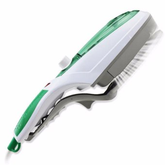 ็HISO stream iron brush เตารีดไอน้ำพกพา 1000 วัตต์ - สีเขียว ็HISO stream iron brush เตารีดไอน้ำพกพา 1000 วัตต์ - สีเขียว