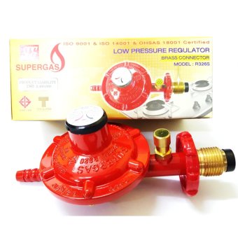 SCG หัวปรับแก๊สแรงดันต่ำ มีเซฟตี้ หัวเกลียวทองเหลือง รุ่น R326S SCG หัวปรับแก๊สแรงดันต่ำ มีเซฟตี้ หัวเกลียวทองเหลือง รุ่น R326S