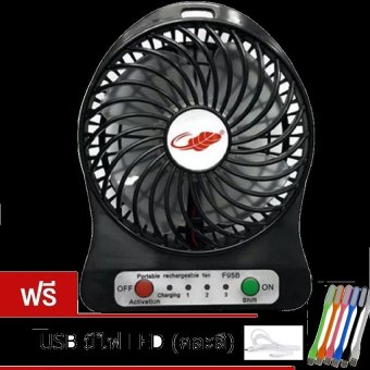 Person MiniFan USB 2in1 พัดลมพกพา ใช้แบตสำรองได้/ชาร์จได้ ถ่านในตัว (Black) ฟรี ซองกำมะหยี่+USB มีไฟ LED (คละสี) Person MiniFan USB 2in1 พัดลมพกพา ใช้แบตสำรองได้/ชาร์จได้ ถ่านในตัว (Black) ฟรี ซองกำมะหยี่+USB มีไฟ LED (คละสี)