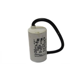 คาปาซิเตอร์ 450V 10UF ตัวกลม 2 สาย HBP คาปาซิเตอร์ 450V 10UF ตัวกลม 2 สาย HBP