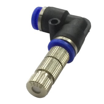 ข้อต่อลมงอฉาก 90 GPE90 (6mm) พร้อมหัวพ่นหมอก 3010 แบบมีไส้กรอง ข้อต่อลมงอฉาก 90 GPE90 (6mm) พร้อมหัวพ่นหมอก 3010 แบบมีไส้กรอง