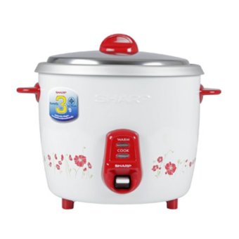 SHARPหม้อหุงข้าว1.8ลิตรSHARPรุ่นKSH-218 (สีขาว) SHARPหม้อหุงข้าว1.8ลิตรSHARPรุ่นKSH-218 (สีขาว)