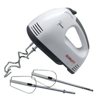 Scarlett Best to Buy BEST HS Electric 7 Speed Egg Beater Flour Mixer Mini Electric Hand Held Mixer เครื่องผสมแป้งตีไข่ Scarlett Best to Buy BEST HS Electric 7 Speed Egg Beater Flour Mixer Mini Electric Hand Held Mixer เครื่องผสมแป้งตีไข่
