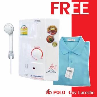 Sharp เครื่องทำน้ำอุ่นกำลังไฟ 6,000 วัตต์รุ่น WH-X'HOT6 แถมฟรี เสื้อ POLO Guy Laroche(White) Sharp เครื่องทำน้ำอุ่นกำลังไฟ 6,000 วัตต์รุ่น WH-X'HOT6 แถมฟรี เสื้อ POLO Guy Laroche(White)