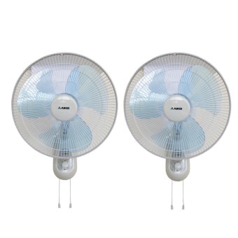 Aiko พัดลมติดผนัง 16 นิ้ว รุ่น SM-1635 (White) แพ็คคู่ Aiko พัดลมติดผนัง 16 นิ้ว รุ่น SM-1635 (White) แพ็คคู่