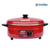 กระทะไฟฟ้า Imarflex รุ่น MP 12Q - สีฟ้าสีแดง Electric Pan