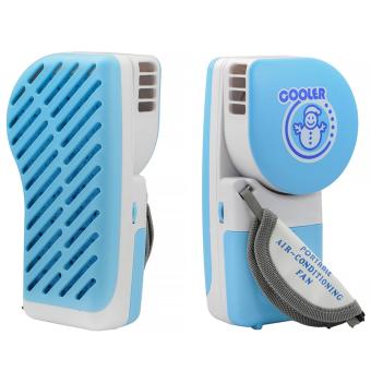 พัดลมแบบพกพา Mini Portable USB Desktop Desk Air Conditioner CoolerCooling Fan Blue พัดลมแบบพกพา Mini Portable USB Desktop Desk Air Conditioner CoolerCooling Fan Blue