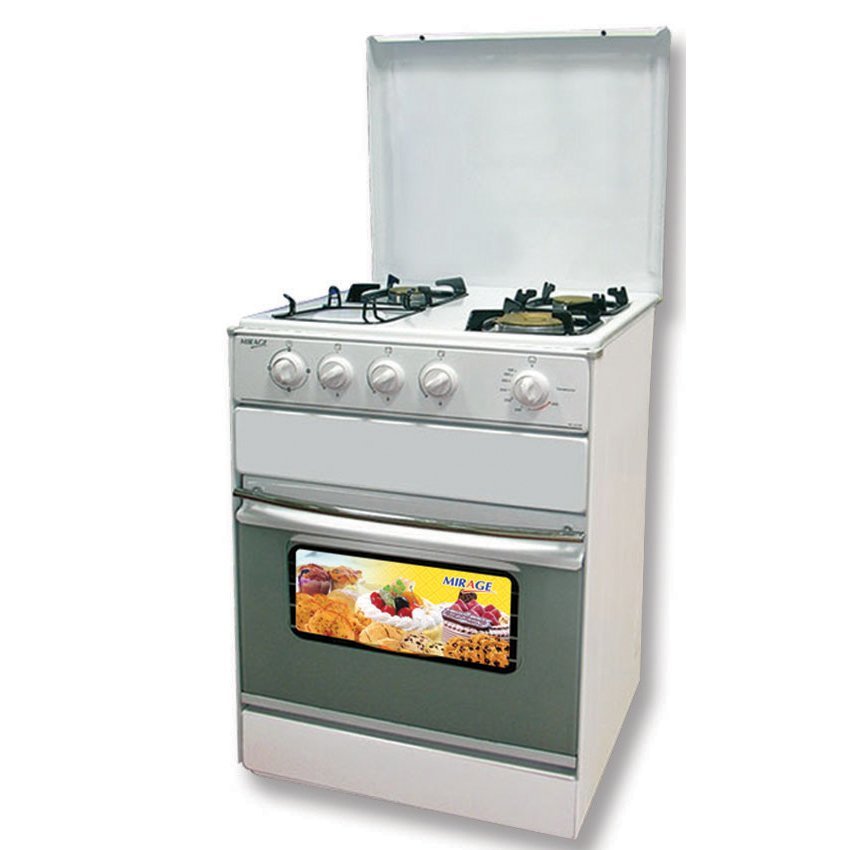 Mirage เตาแก๊สพร้อมเตาอบ รุ่น GV-63WN 3 หัวเตา