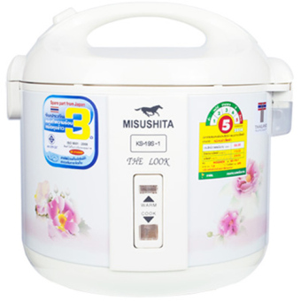 Misushita หม้อหุงข้าวอุ่นทิพย์ ขนาด 1.8 ลิตร รุ่น KS-19S-1_A52 (White) Misushita หม้อหุงข้าวอุ่นทิพย์ ขนาด 1.8 ลิตร รุ่น KS-19S-1_A52 (White)
