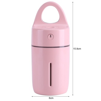 Portable Car Home USB Colorful Night Light Cup Shape Humidifier AirDiffuser Mist Maker Pink - Intl July 2018 - 5 Portable Car Home USB Colorful Night Light Cup Shape Humidifier AirDiffuser Mist Maker Pink - intl - 5