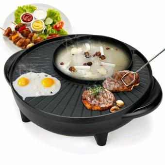 ประเทศไทย Smart Home เตาปิ้งย่างเอนกประสงค์ พร้อม หม้อสุกี้ รุ่น BBQ10S
