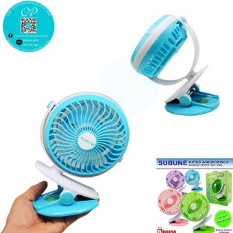 ประเทศไทย SUBUNE พัดลมพกพาแบบ Mini USB Fan รุ่น 4" SH-198