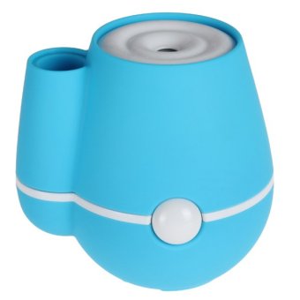 เครื่องปรับสภาพอากาศ Vase 160ml USB Ultrasonic Mini Humidifier AirPurifier Mist Maker & Perfume Aroma Diffuser Atomizer for HomeRoom Health Care (Blue) เครื่องปรับสภาพอากาศ Vase 160ml USB Ultrasonic Mini Humidifier AirPurifier Mist Maker & Perfume Aroma Diffuser Atomizer for HomeRoom Health Care (Blue)