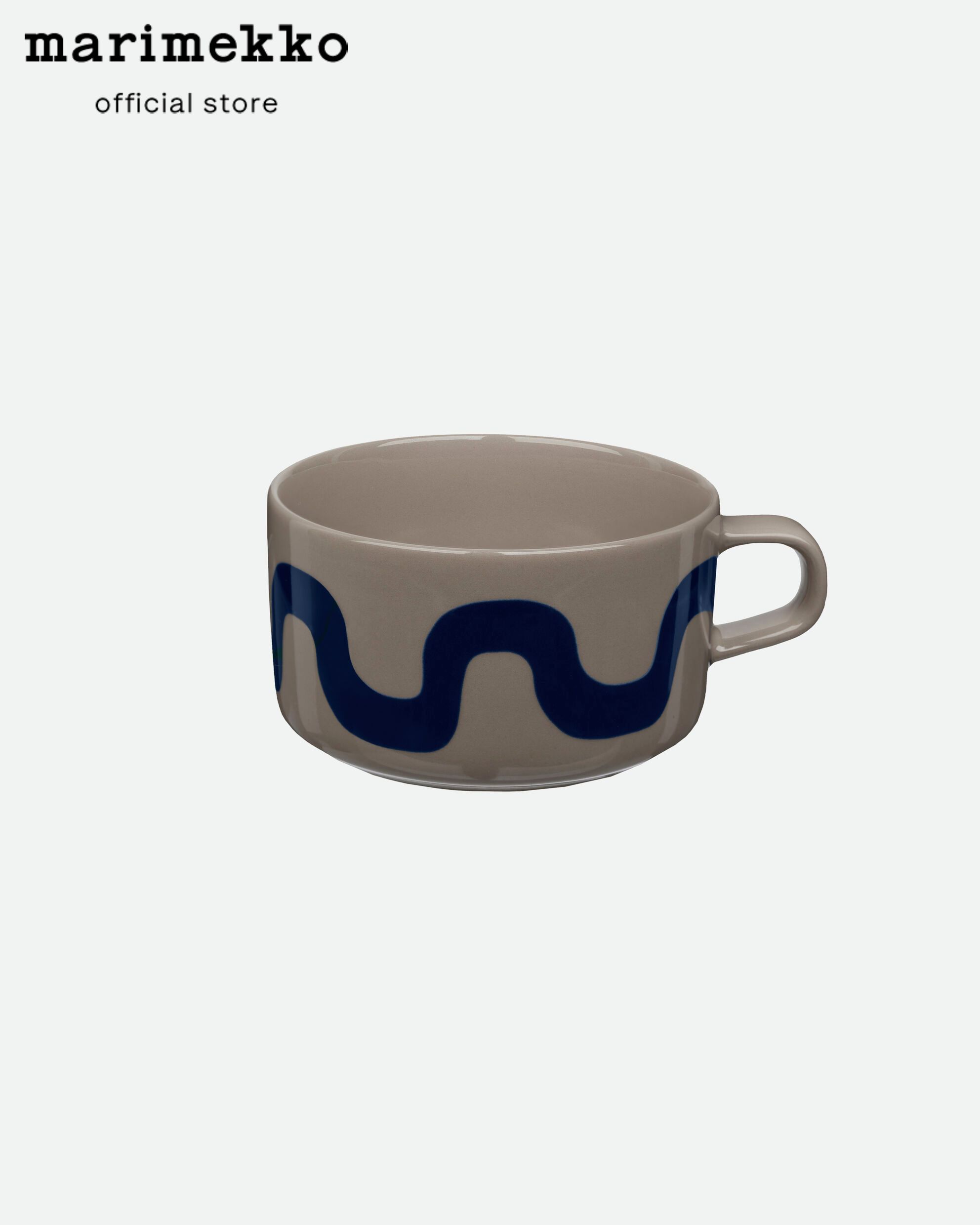 MARIMEKKO SEIREENI TEA CUP 2,5 DL แก้ว แก้วน้ำ แก้วชา แก้วกาแฟ แก้วสีน้ำตาล เซรามิก ราคา 495 บาท*ส่งฟรี