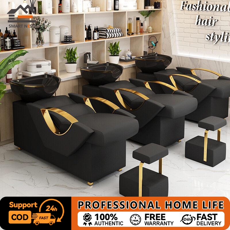 Hair Washing Bed, Barber Shop Hair Washing Bed, Hair Salon Special Washing Bed, Ceramic Basin, High-End Hair Shampooing Bed, Head Massage Bed, Hair Washing Bed, Hair Salon Bed ราคา 6,326 บาท*ส่งฟรี