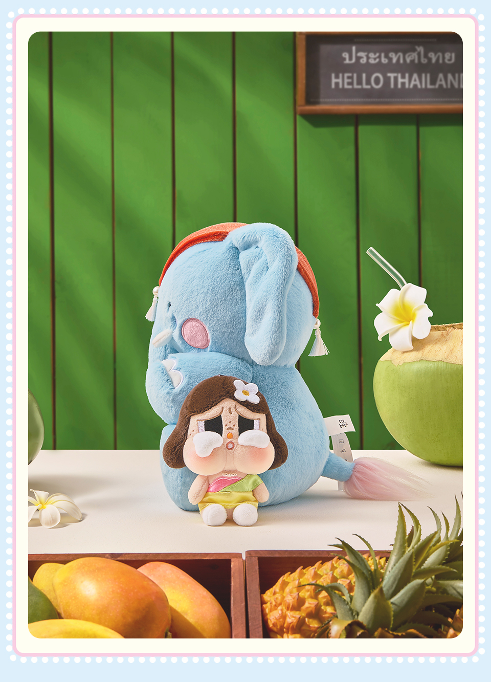 Thailand Exclusive】POP MART CRYBABY HELLO THAILAND SERIES