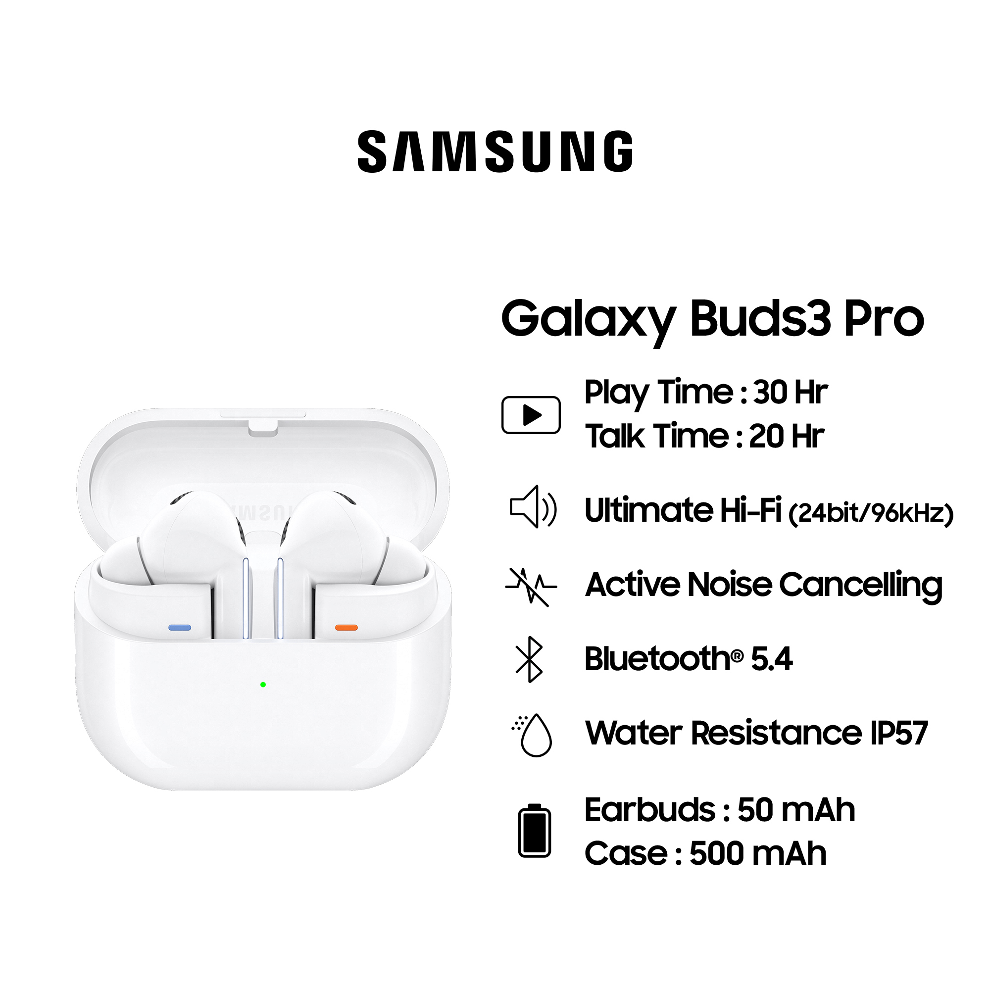 Samsung Galaxy Buds3 Pro ราคา 7,390 บาท*ส่งฟรี