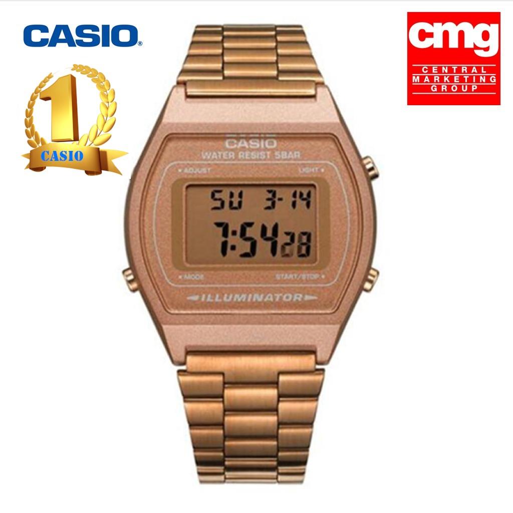 นาฬิกา Casio (ประกัน CMG 1 ปี) นาฬิกาข้อมือผู้หญิง B640WC-5ADF