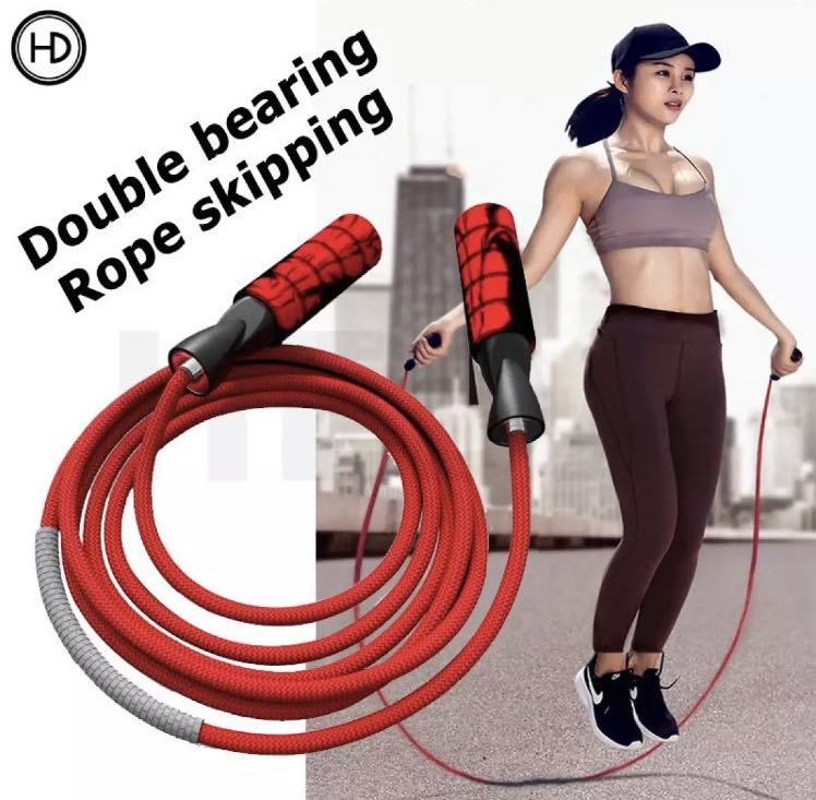 เชือกกระโดด เชือกกระโดดสำหรับออกกำลังกาย jumping rope เชือกออกกำลังกาย (สินค้าพร้อมส่ง)
