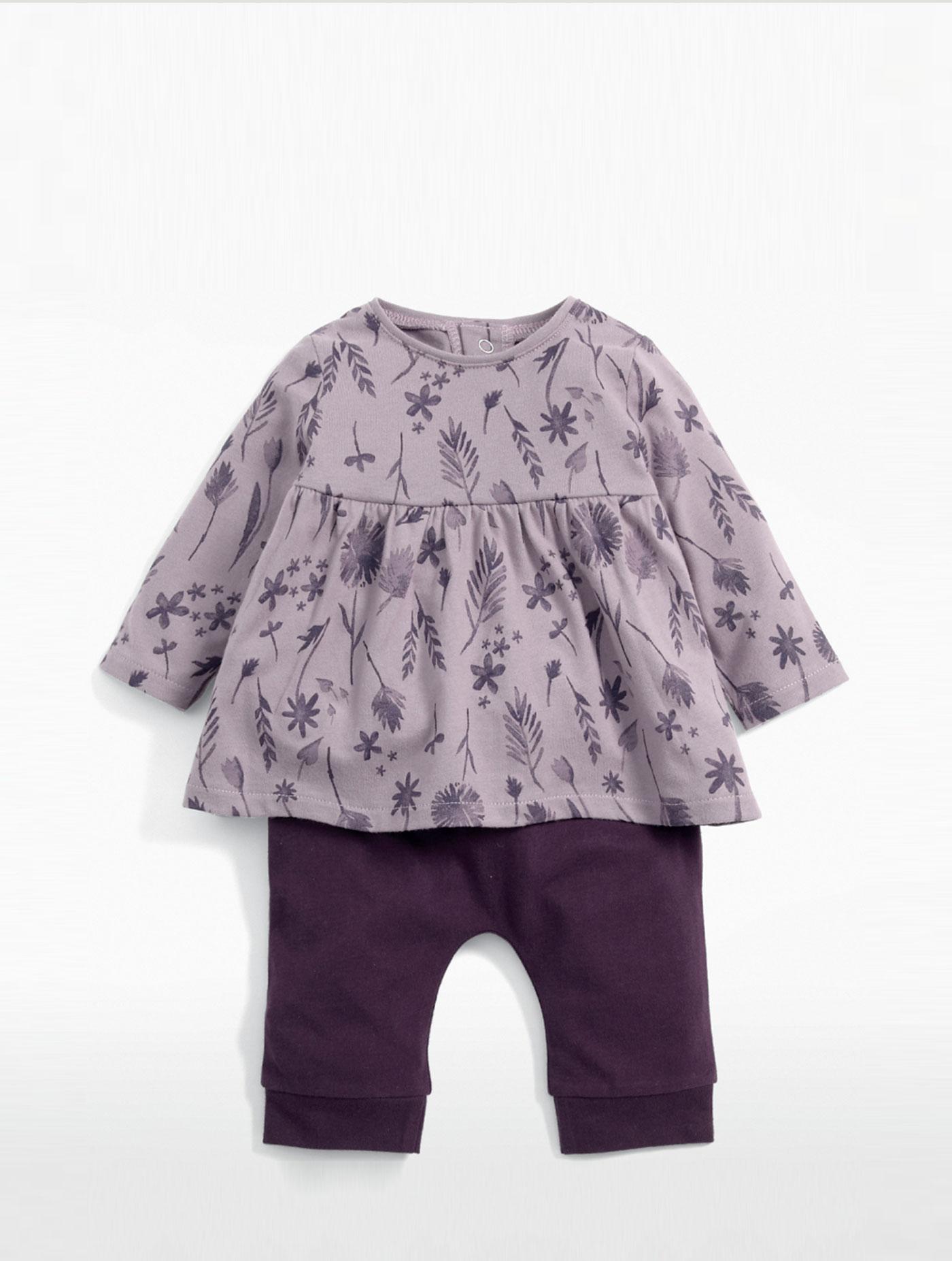MAMAS & PAPAS ชุดเสื้อและกางเกงเด็ก รุ่น B4-M01-S42LBU6 ไซส์ 9-12 เดือน คละสี