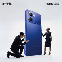 Infinix NOTE EDGE (5G) 256+8GB (ผสานRAMสูงสุด16GB) I หน้าจอโค้ง 3D AMOLED 1.5K สว่างสูงสุด 4500nits และ 120Hz ถนอมสายตา I แบตเตอรี่ 6500mAh+45W All-Round FastCharge I ชิปเซ็ต MediaTek Dimensity 7100 5G