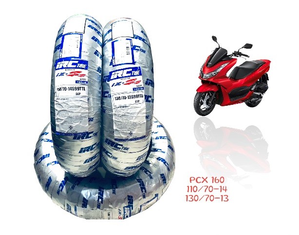 新車　110/70-14 130/70-13 PCX160 125 IRC 新車 110/70-14 130/70-13 PCX160 125 IRC - メルカリ