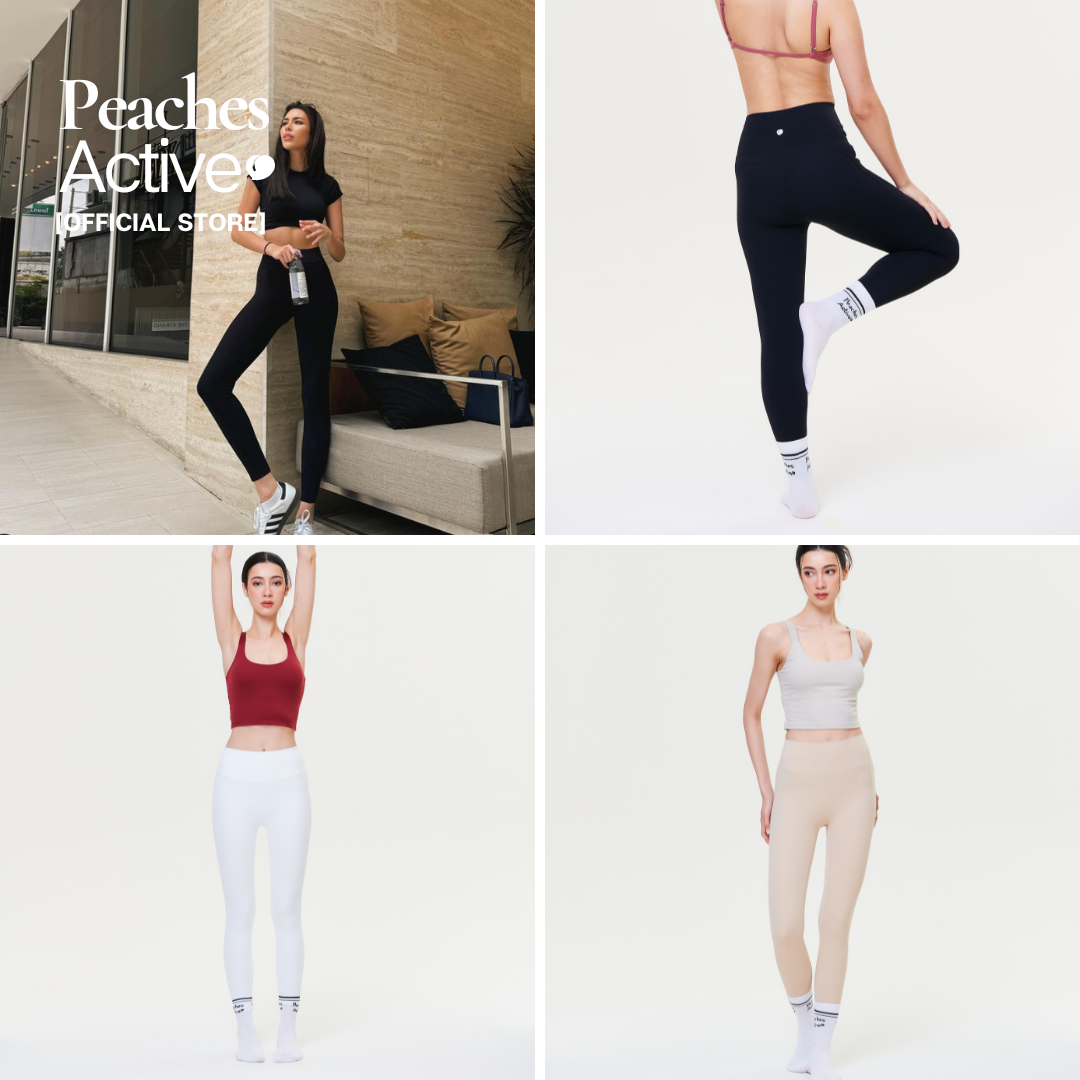 Peaches Active Exercise Leggings the Ultimate Long Legging ราคา 1,990 บาท*ส่งฟรี