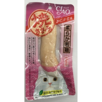 CIAO ยากิ ซาซามิ คานิคามะ เฟลเวอร์ (ชิ้นสันในไก่ย่าง รสปูอัด) สีชมพู (6 Units) CIAO ยากิ ซาซามิ คานิคามะ เฟลเวอร์ (ชิ้นสันในไก่ย่าง รสปูอัด) สีชมพู (6 Units)